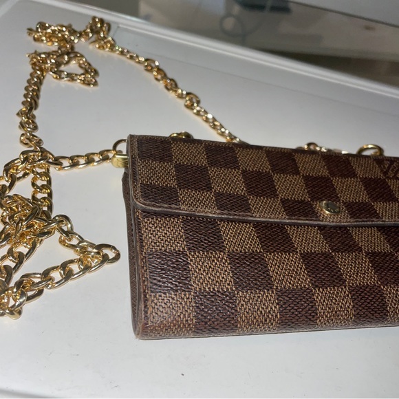 Louis Vuitton damier ebene brown wallet woc - Picture 14 of 16